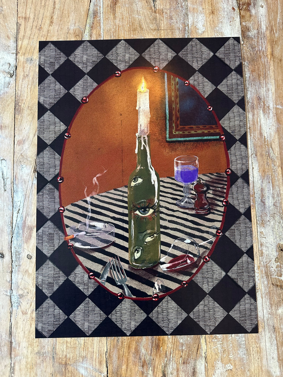 'Dinner @ Brasserie Zédel' Art Print (Signed)